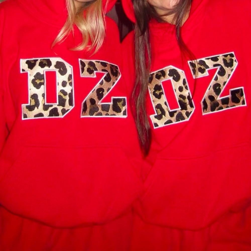 Delta Zeta sorority Mitch Flippo Red Set